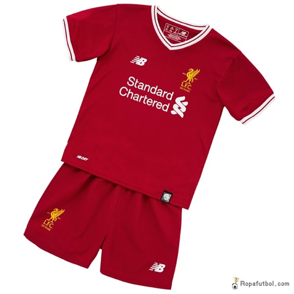Camiseta Liverpool Replica Primera Ropa Niños 2017/18 Rojo
